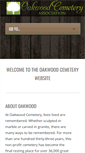 Mobile Screenshot of oakwoodwaco.com